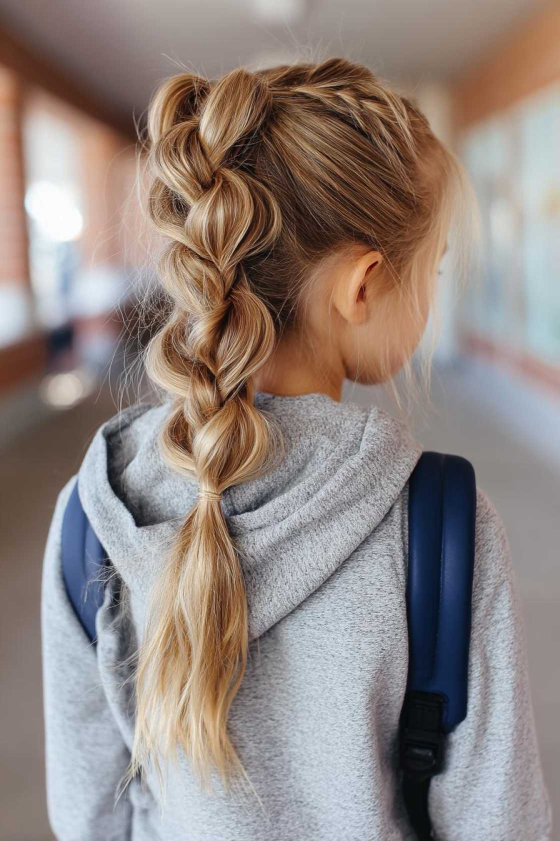 First Day Fresh: 20+ Cute & Quick Back to School Hairstyles Kids Will Love. - 19. Bubble Braids