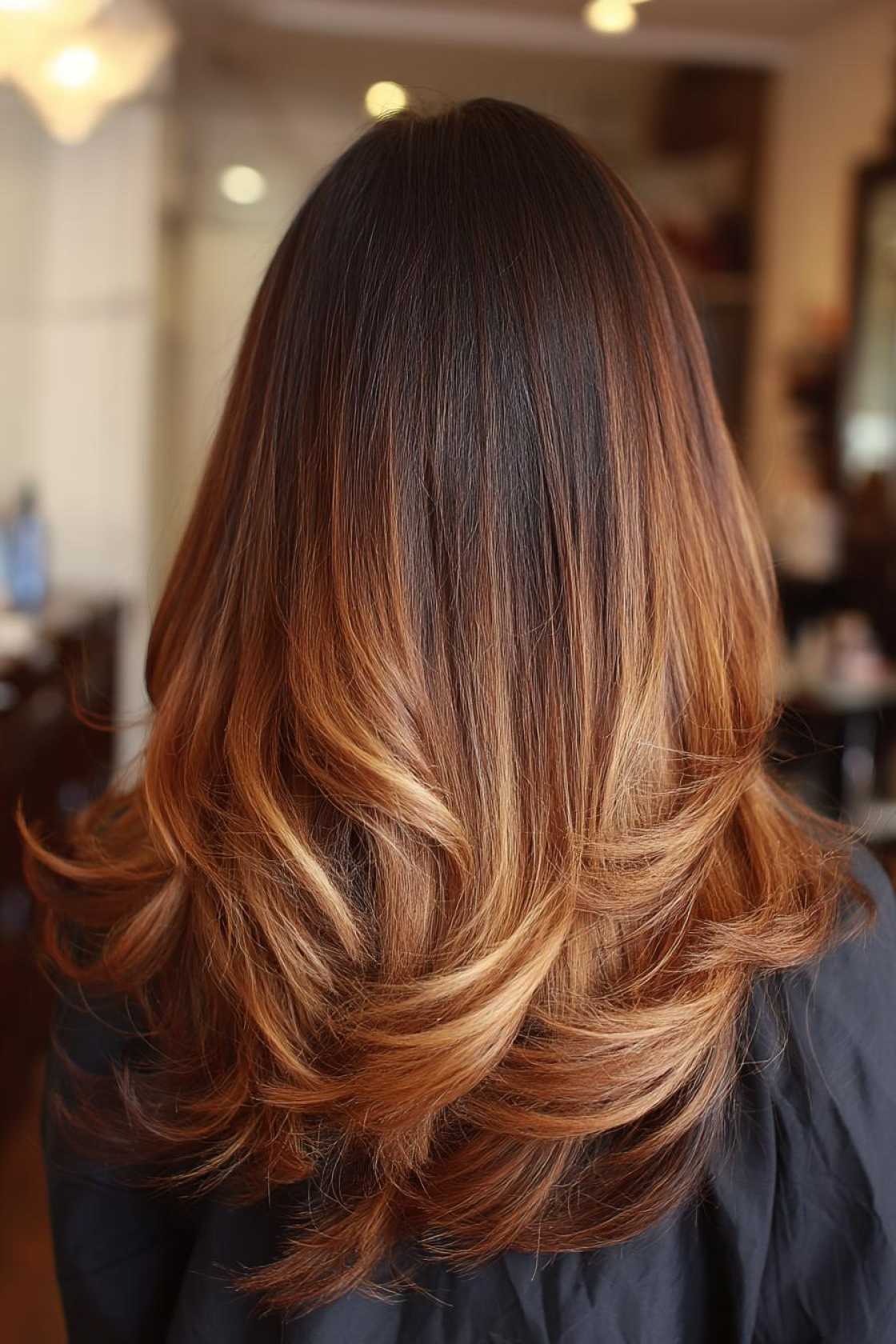 From Caramel Swirls to Ashy Tones: 20+ Trendsetting Hair Colors for Brunettes - 9. Ombre Brunette
