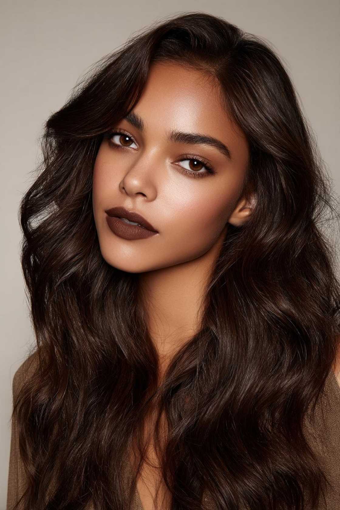 From Caramel Swirls to Ashy Tones: 20+ Trendsetting Hair Colors for Brunettes - 15. Medium Ash Brown