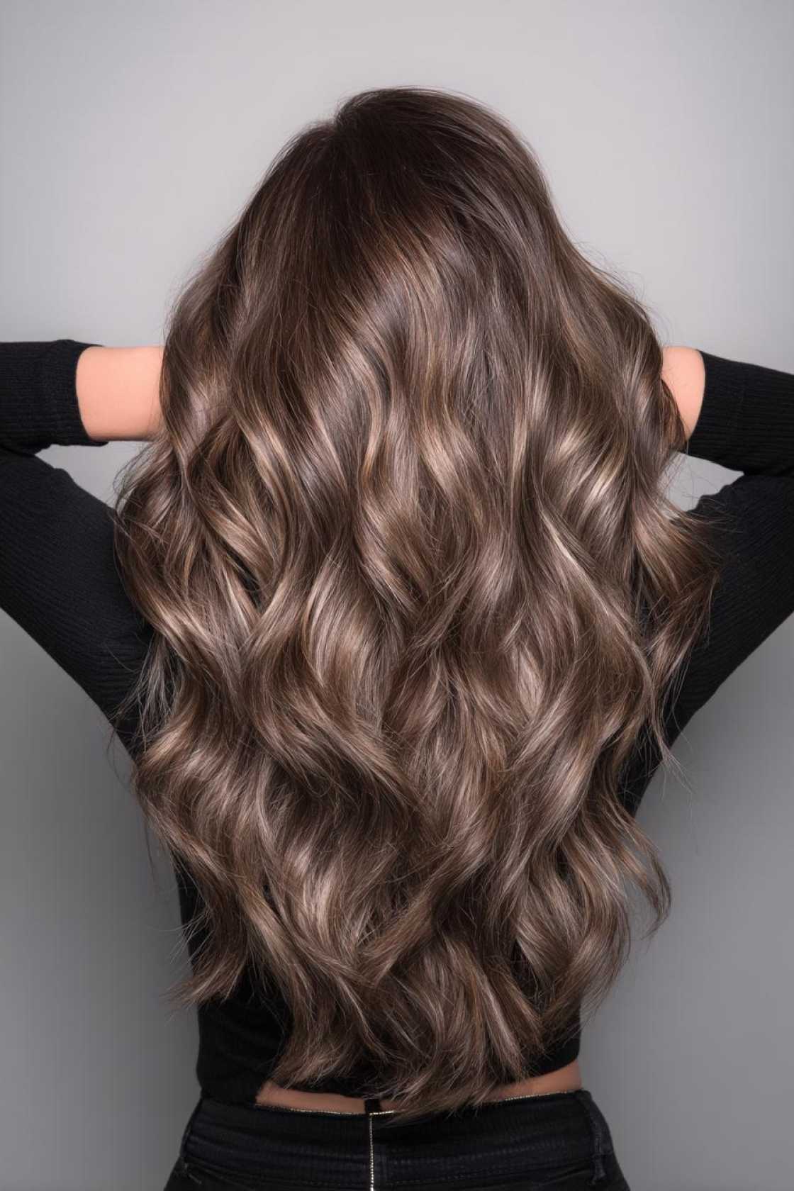 From Caramel Swirls to Ashy Tones: 20+ Trendsetting Hair Colors for Brunettes - 13. Mushroom Brown