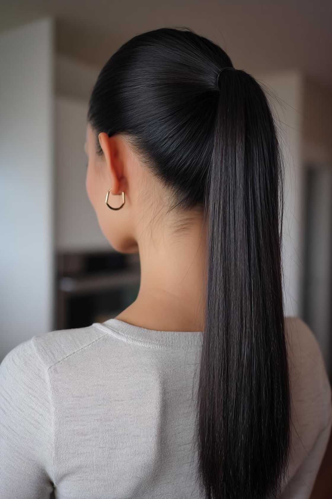 From Messy Buns to Bubble Braids: 20+ Trending Back to School Hair Ideas. - 22. Simple Ponytail
