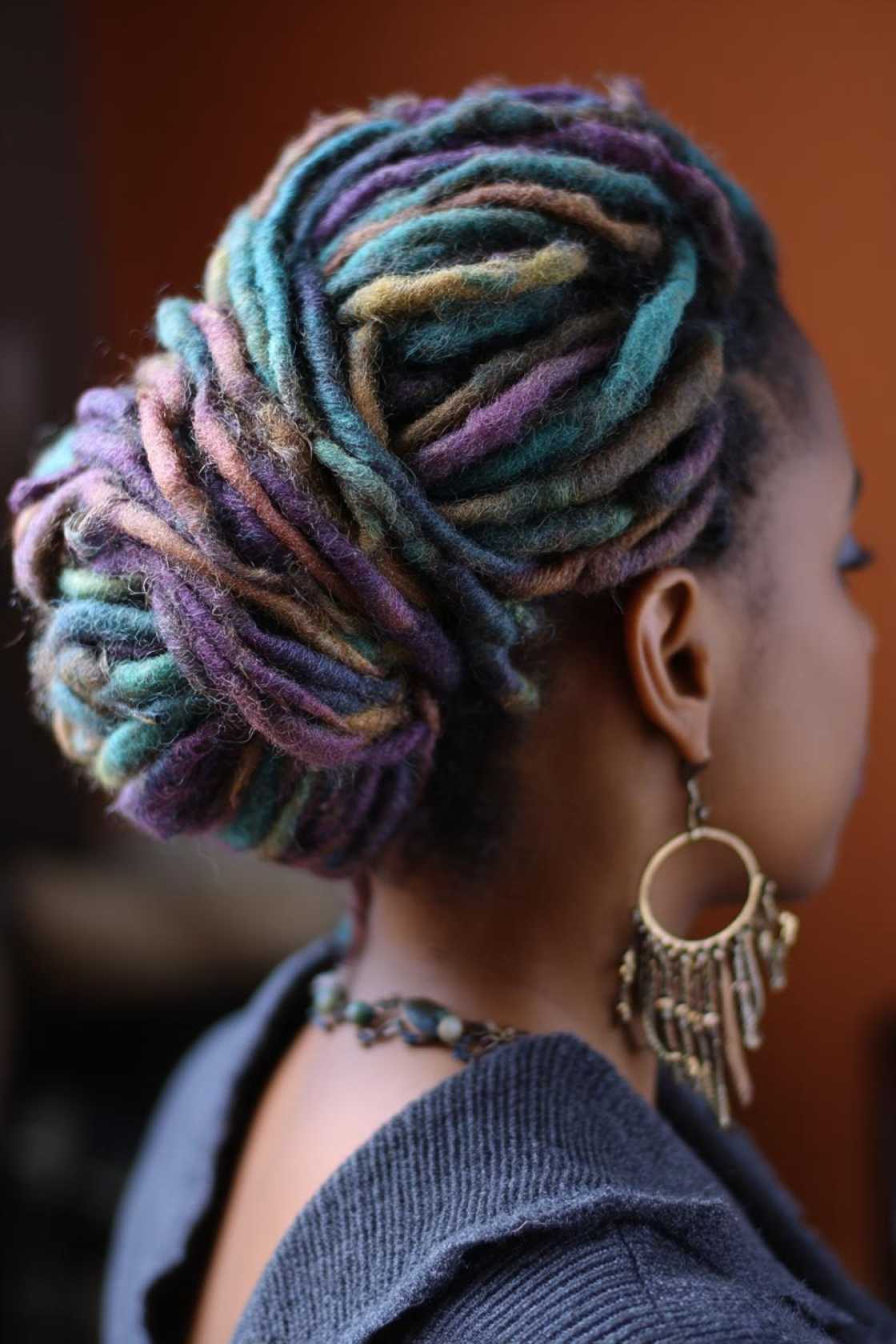 From Subtle Streaks to Full Spectrum: 25+ Ways to Wear Rainbow Hair This Pride. - 13. Rainbow Locs