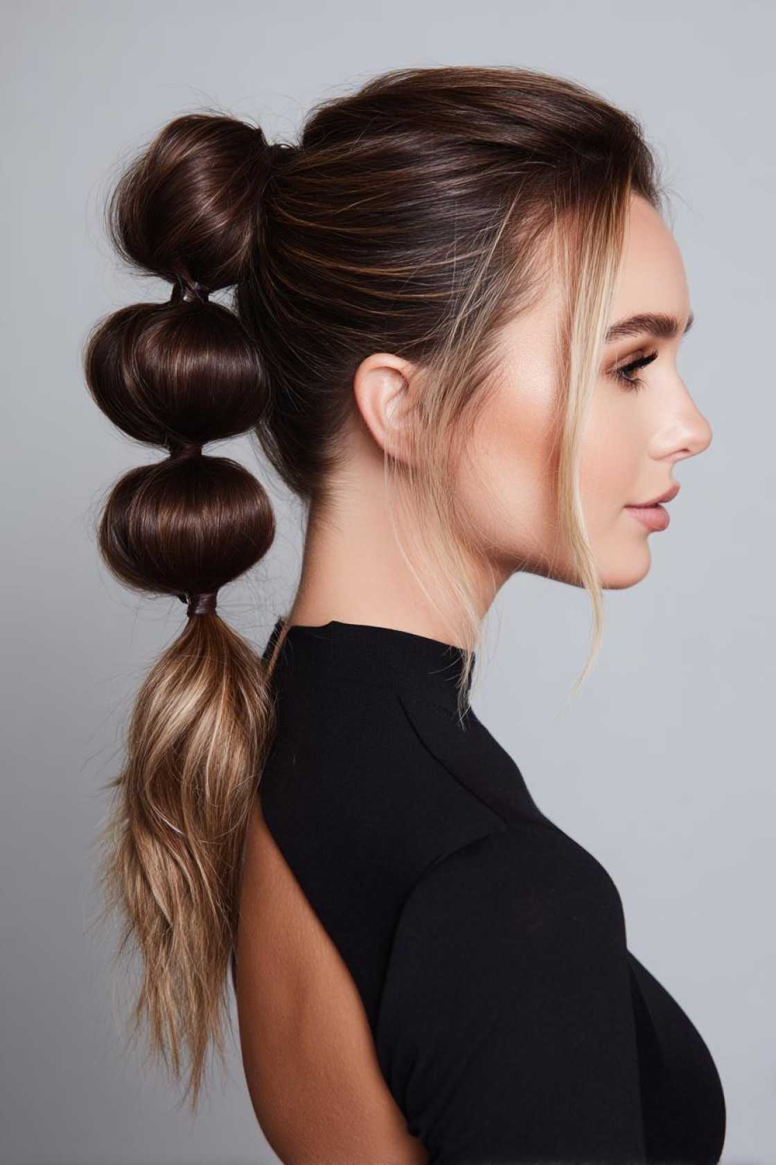 Game On! 20+ Volleyball Hairstyles That Stay Put Through Every Dive & Jump. - 7. Bubble Ponytail