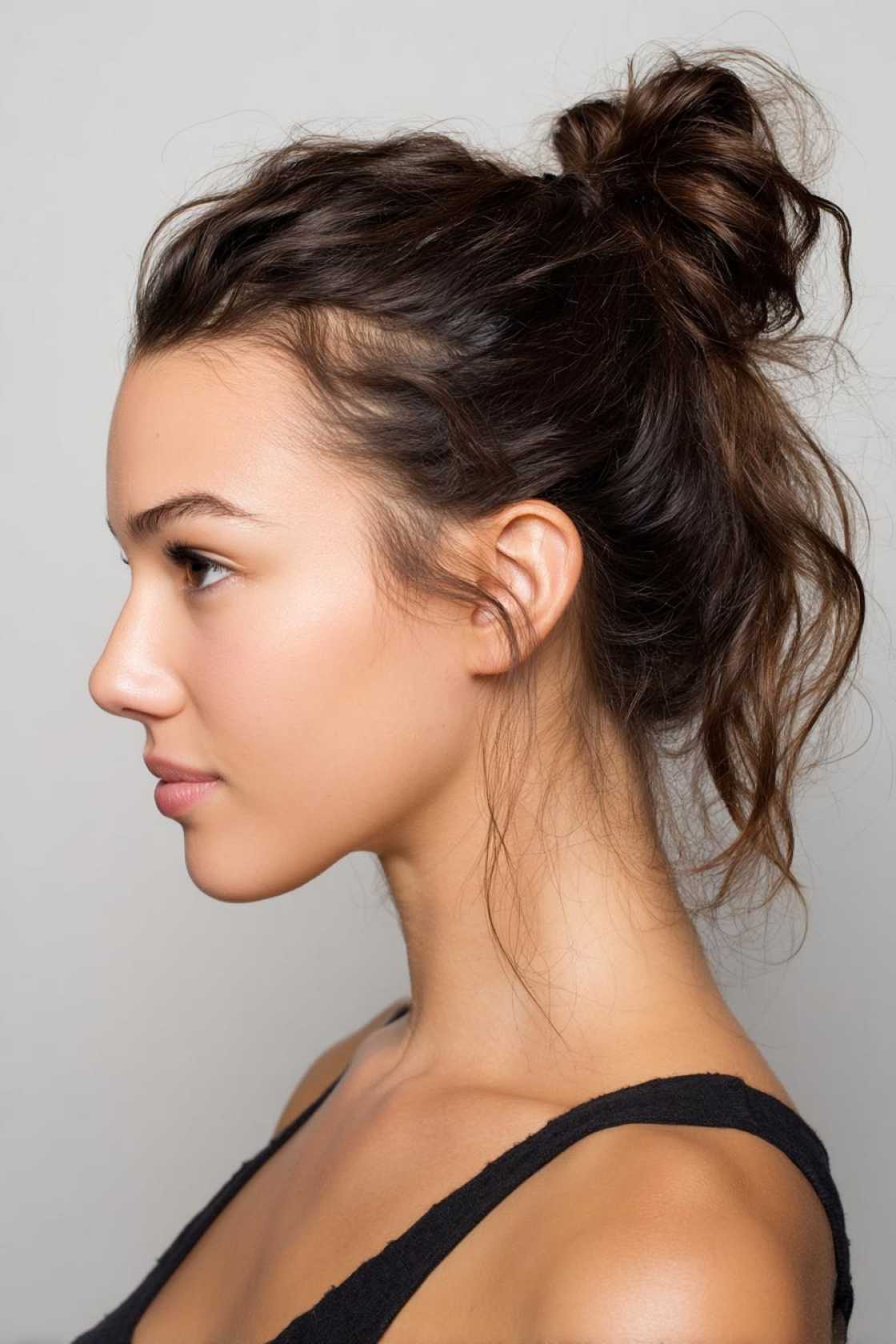 Game, Set, Match! 20+ Tennis Hairstyles to Keep You Focused & Flyaway-Free. - ### 8. The Half-Up Ponytail