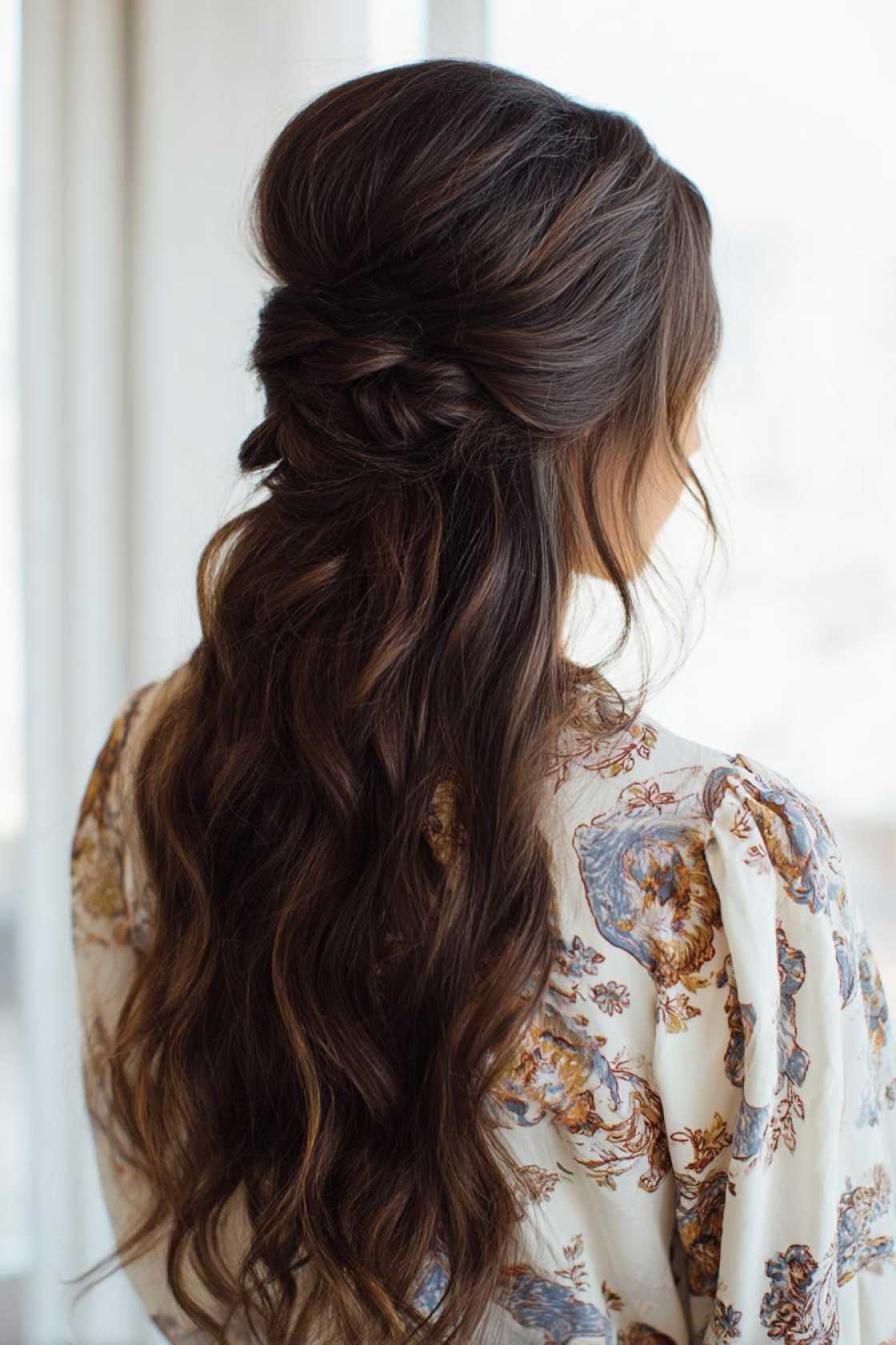 Get Your Boots On! 20+ Cute Country Hairstyles Perfect for Concerts & Festivals. - 20. Half-Up Half-Down with Waves