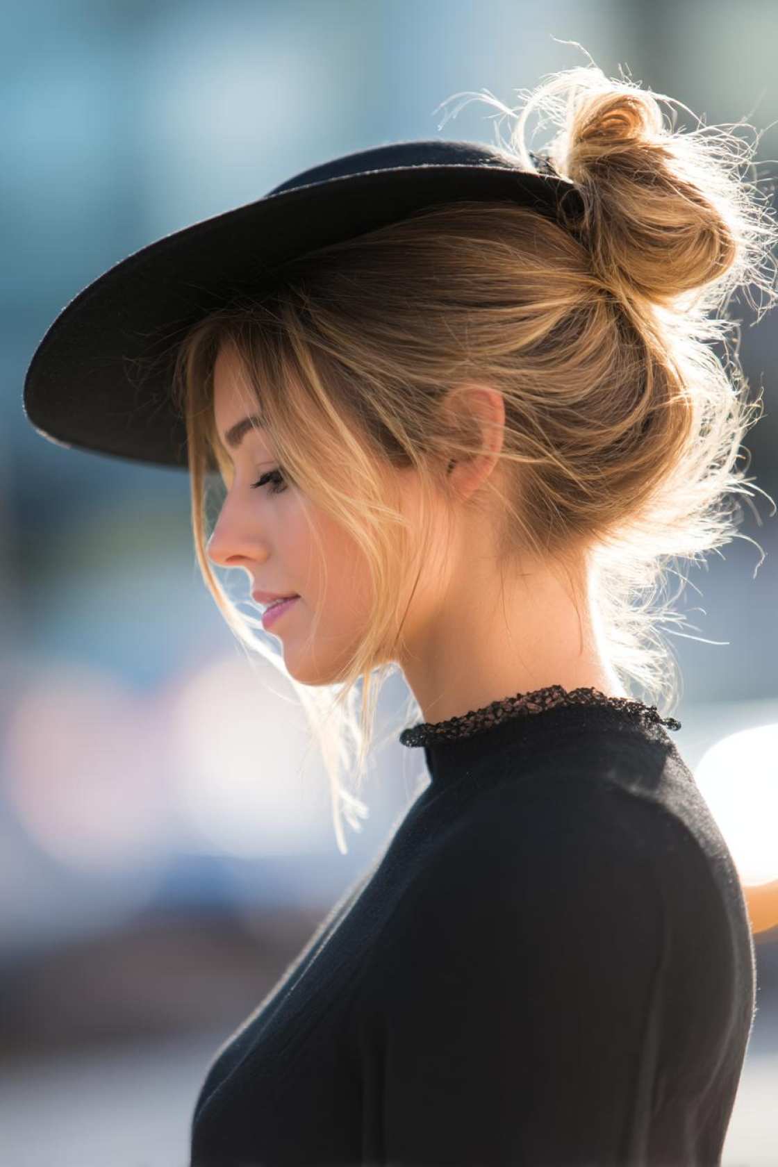 Hat Hair, Don't Care: 12+ Gorgeous Country Hairstyles to Wear with Your Favorite Hat. - 11. Messy Bun