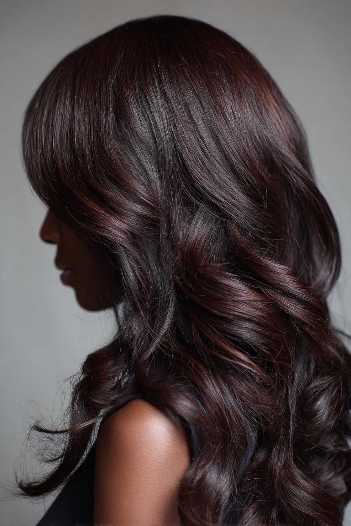 Is Chocolate Cherry Hair Right for You? Inspiration for Every Skin Tone - 11. Dark Chocolate Cherry