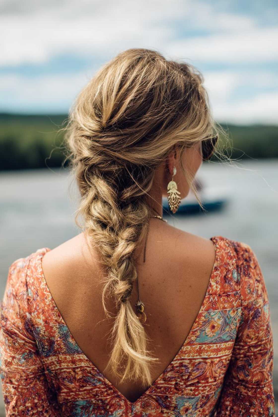 Lake Life Ready: 20+ Practical & Pretty Hairstyles You'll Love. - 16. Fishtail Braid