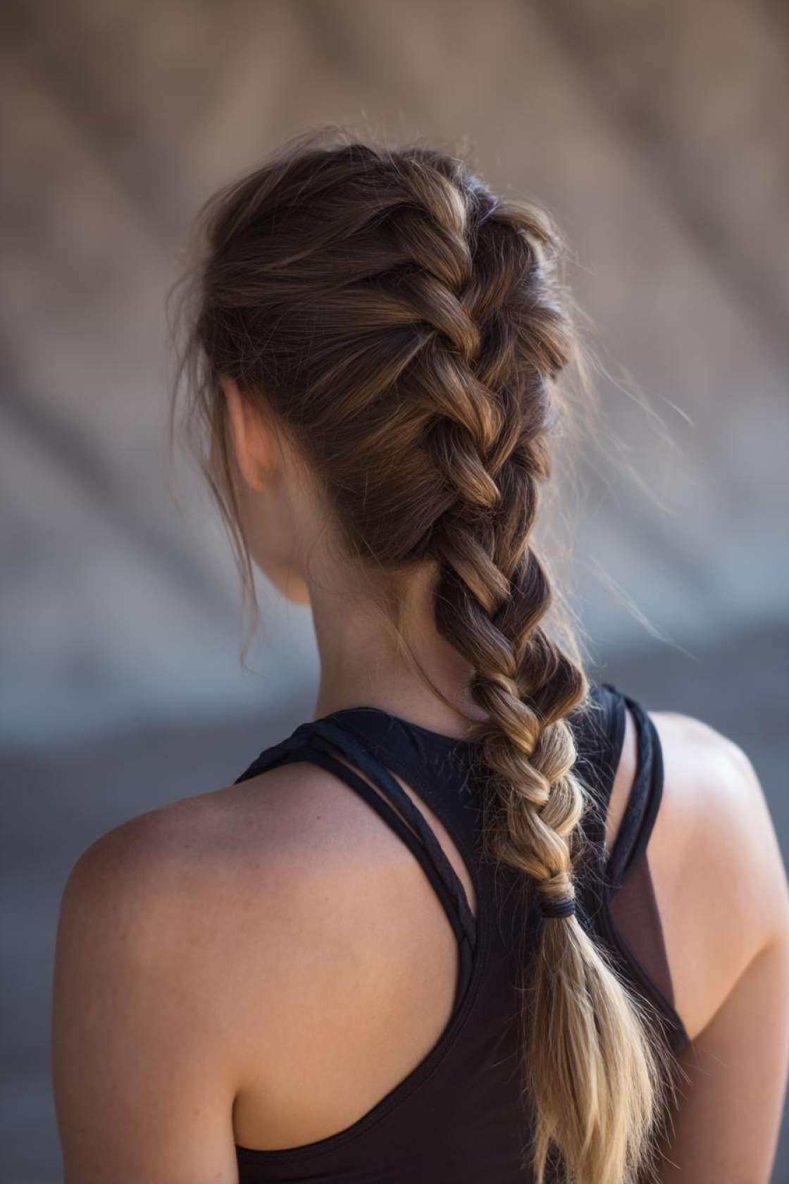Lift, Lunge & Look Good: 20+ Stylish & Practical Hairstyles for the Gym. - 20. The French Braid