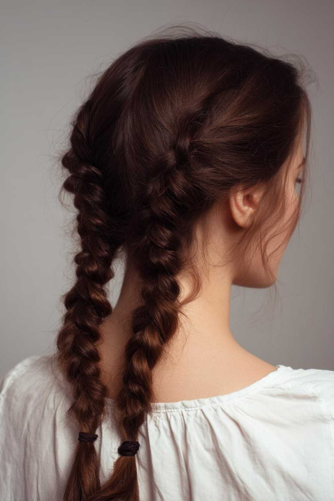 No-Fuss Fitness Hair: 18+ Easy Gym Hairstyles to Keep You Focused & Cool. - 6. Pigtail Braids