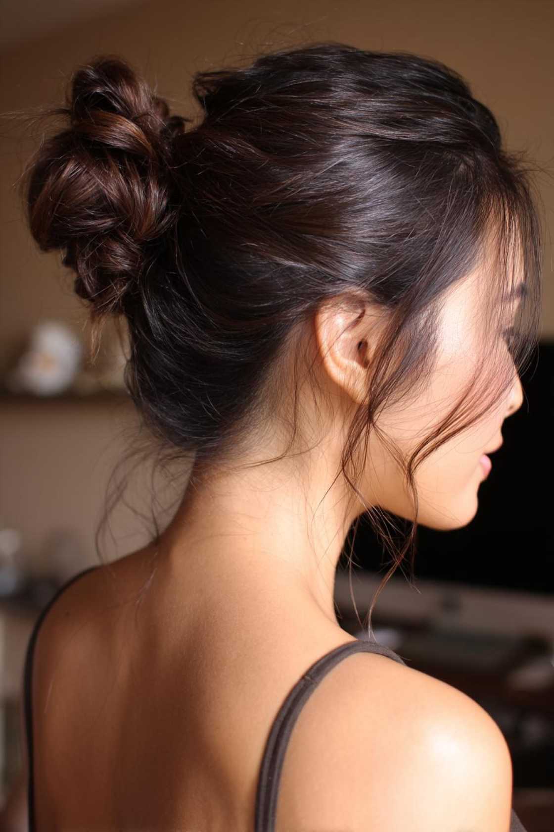 No More Mid-Workout Fixes! 20+ Hairstyles That Stay Put Through Anything. - 21. The Low Bun