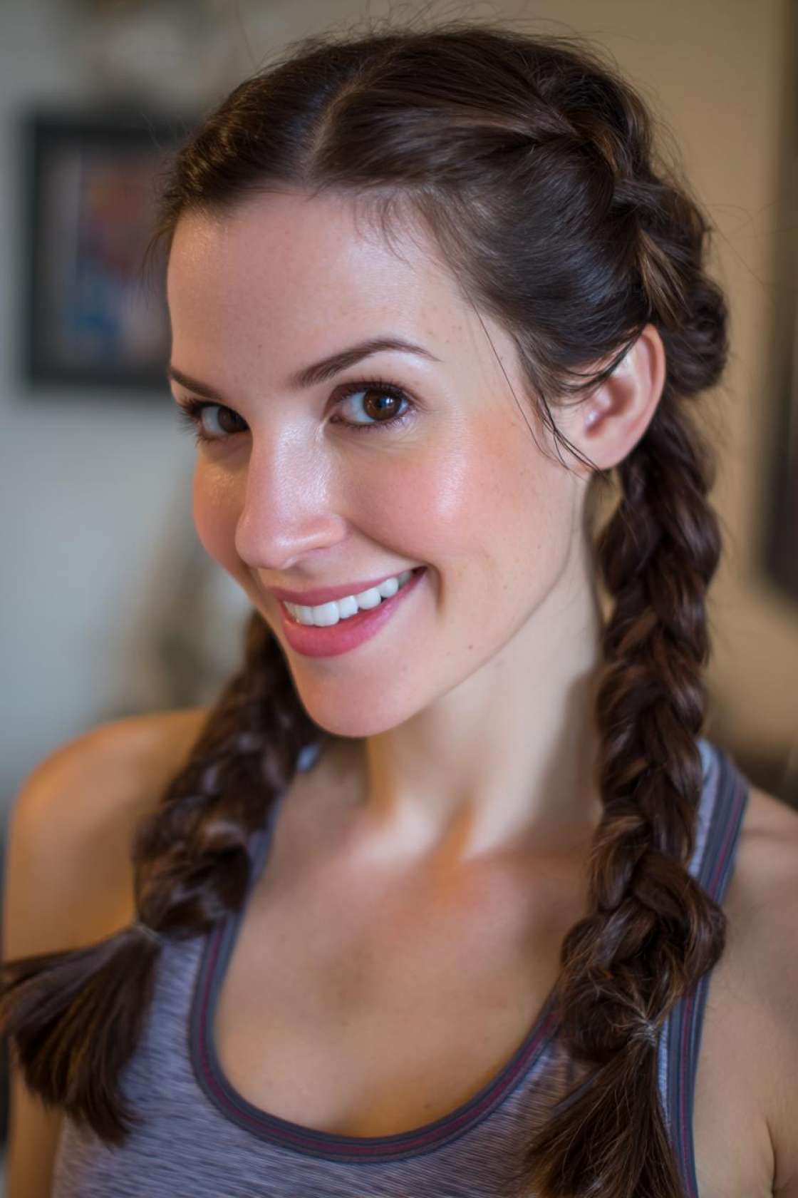 No More Mid-Workout Fixes! 20+ Hairstyles That Stay Put Through Anything. - 20. The Double Braids