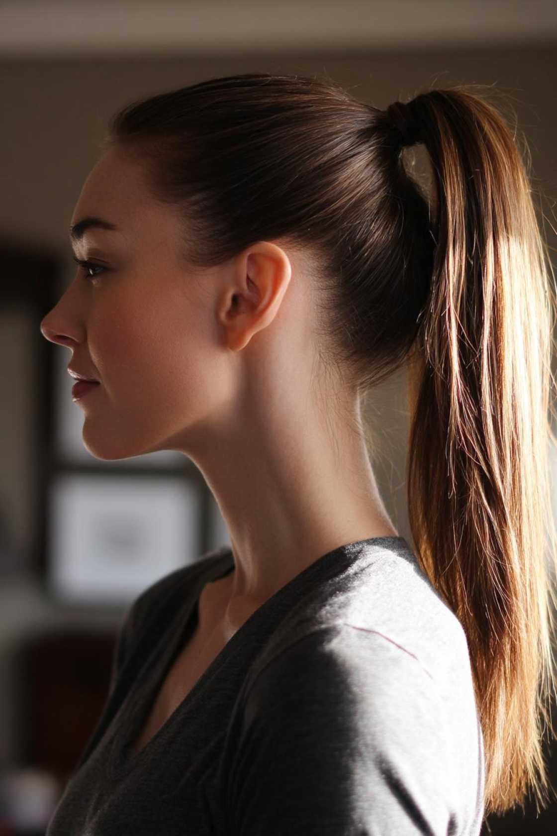 No Sweat! 12+ Basketball Hairstyles Designed to Keep Hair Off Your Face & Neck. - 13. Classic Ponytail