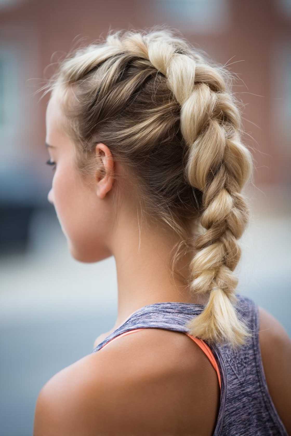 Quick & Cute for the Gym: 18+ Hairstyles You Can Do in Under 5 Minutes. - 16. The Dutch Braid