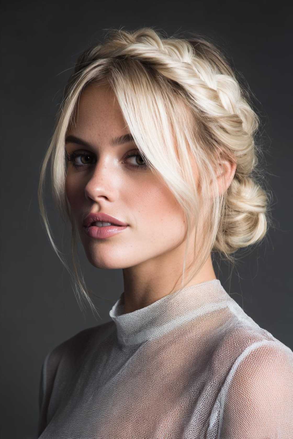 Service with Style: 20+ Professional & Practical Hairstyles for Waitresses - 6. The Braided Crown with a Low Bun