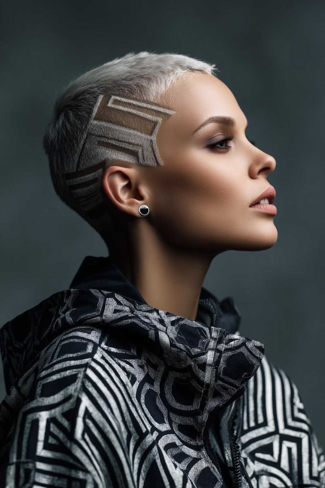 Short Hair, Don't Care? 12+ Fabulous Pride Hairstyle Ideas for Shorter Locks. - 9. Bold Undercut Design