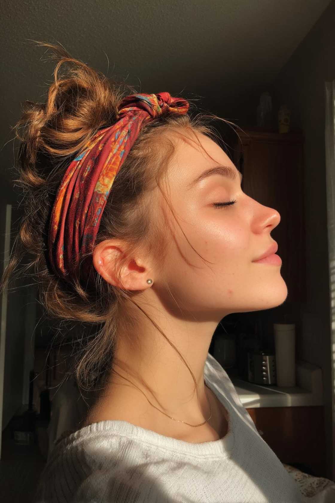 Slam Dunk Style: 10+ Headband Hairstyles Perfect for Basketball Practice & Games. - 1. The Headband Bun