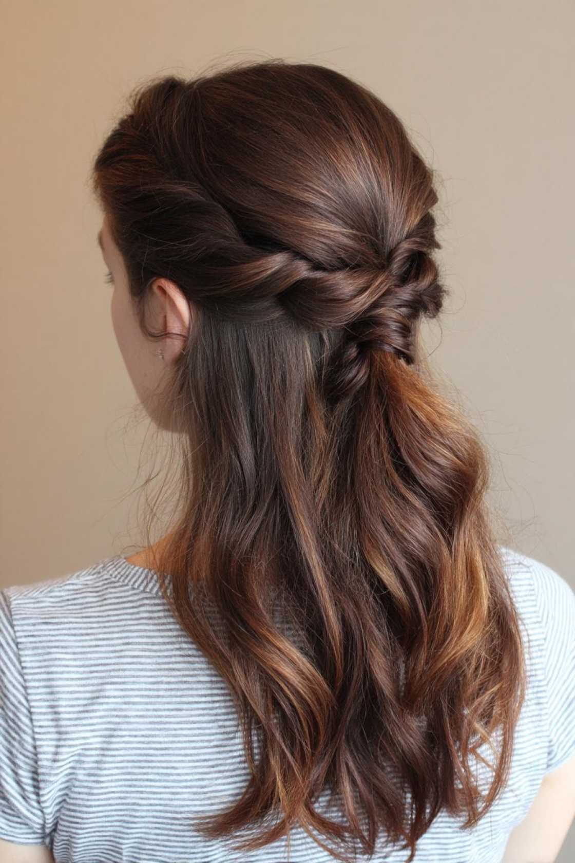 Stay Chic & Sweat-Free: 20+ Easy Hairstyles Perfect for Hot & Humid Days. - 11. The Twisted Half-Up
