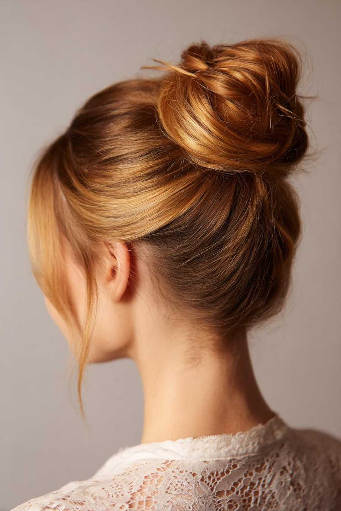 Stress-Free Mornings: 20+ Back to School Hairstyles Ready in Under 5 Minutes. - 21. Simple Half-Up Top Knot