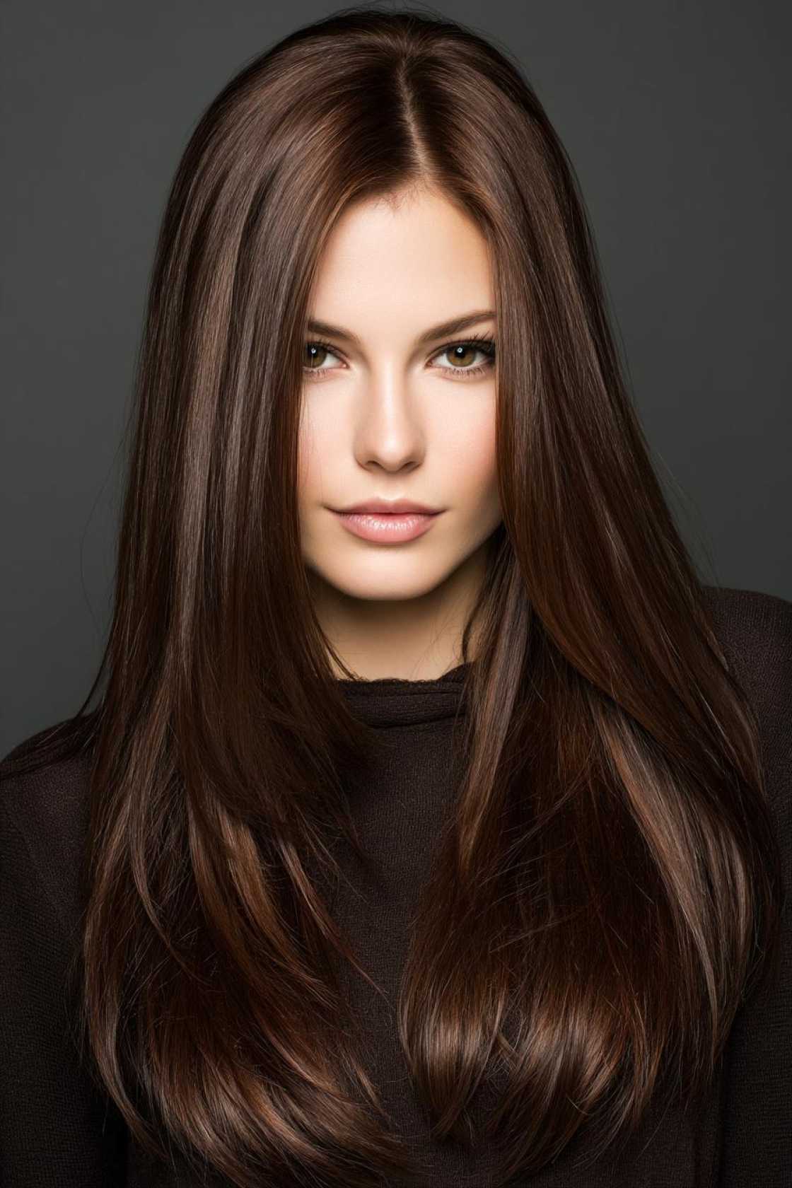 Sun-Kissed & Sunkissed: 18+ Balayage & Highlight Ideas for Long Brown Hair. - 10. Mocha Highlights