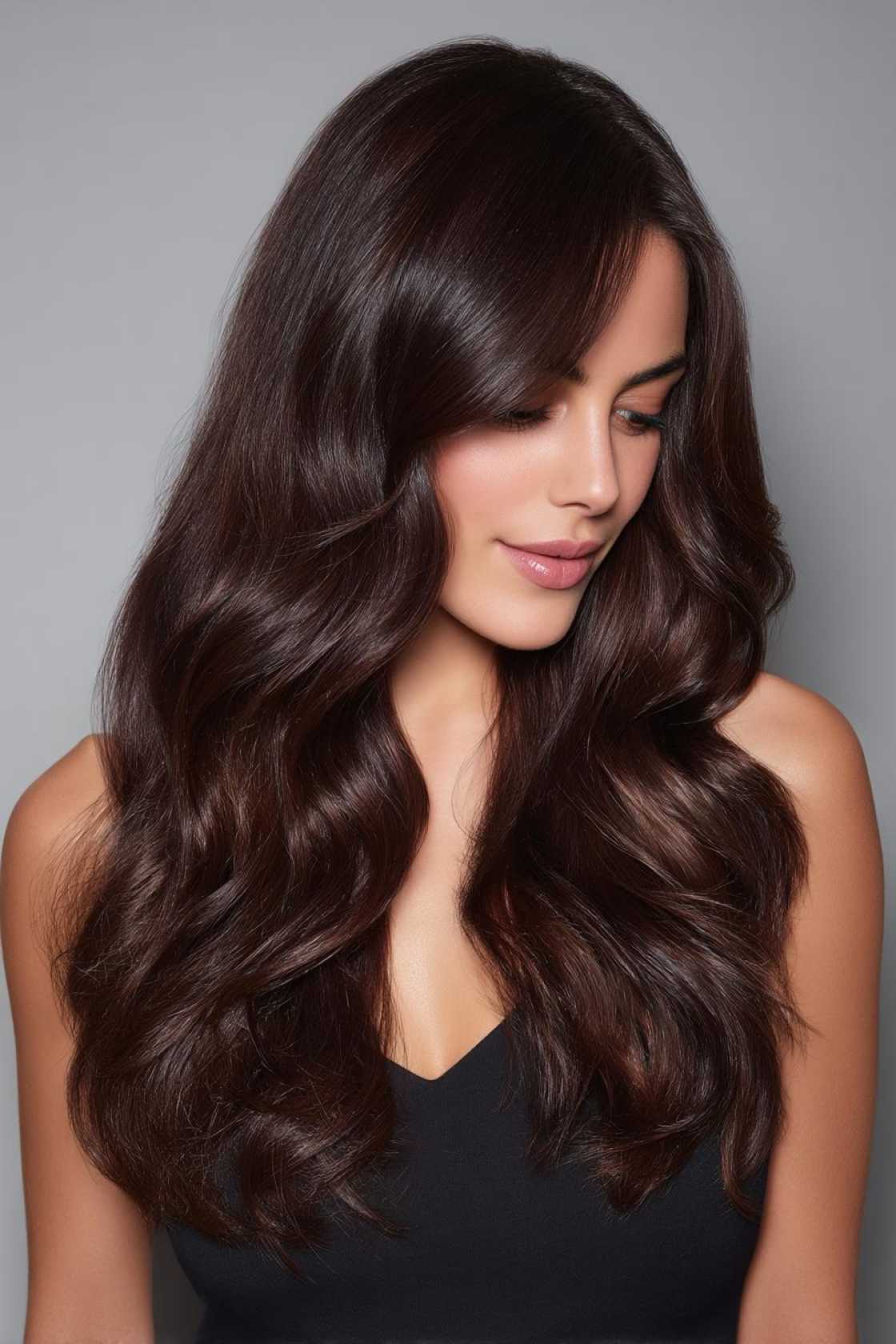 Sun-Kissed & Sunkissed: 18+ Balayage & Highlight Ideas for Long Brown Hair. - 15. Chocolate Balayage