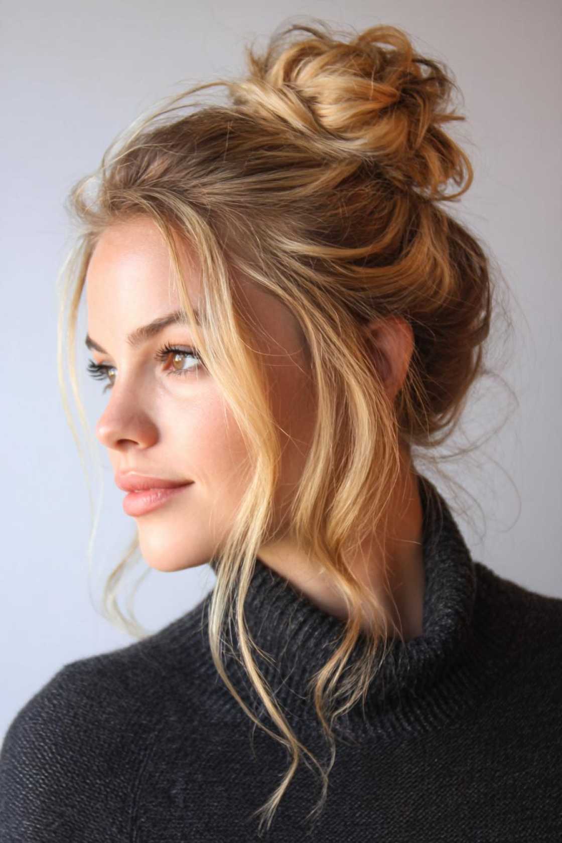 Sweat It Out In Style: 15+ Gym Hairstyles Designed for Intense Workouts. - 14. The Messy Bun
