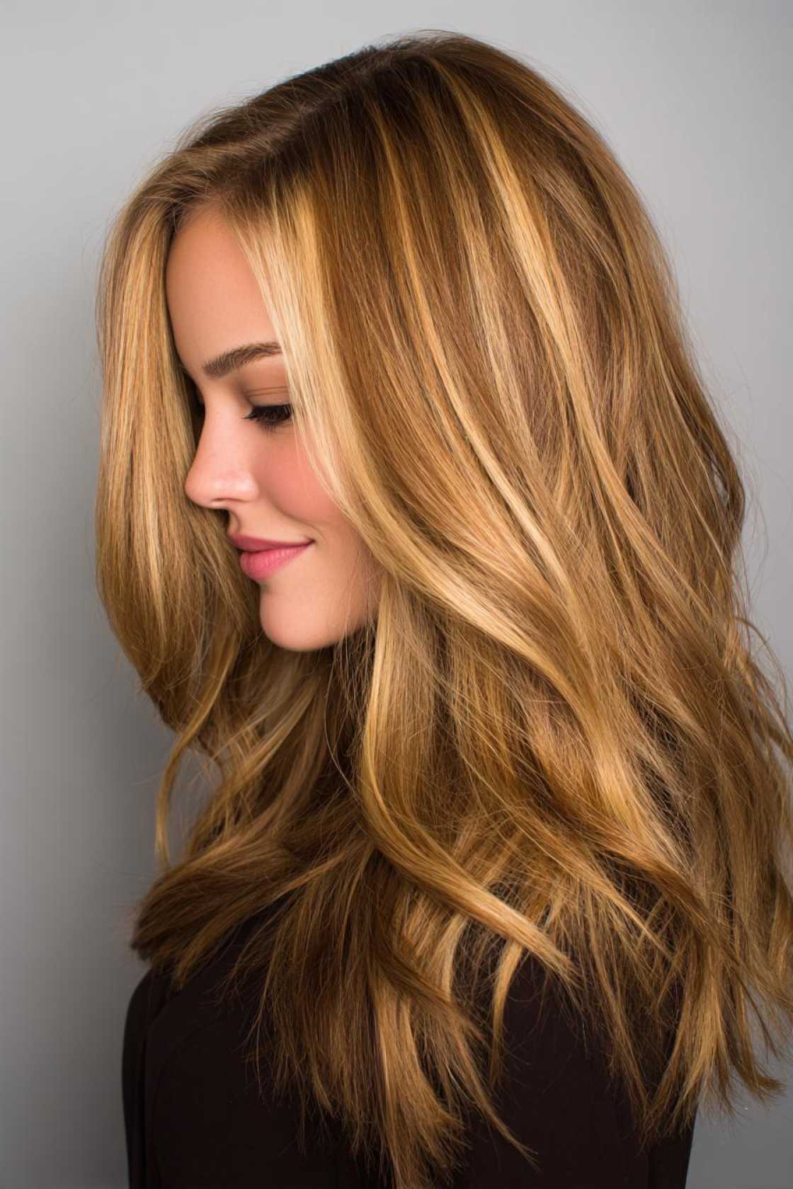 The Art of Peekaboo Hair: 12+ Stunning Color Combinations & Placement Ideas. - Golden Blonde