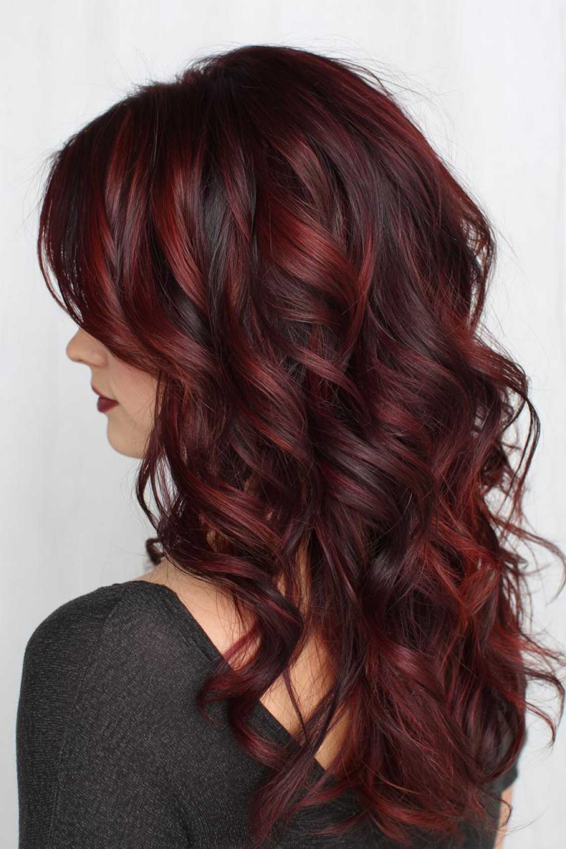 The Perfect Blend: 12+ Stunning Examples of Chocolate Cherry Hair Color. - 4. Chocolate Base with Multi-Dimensional