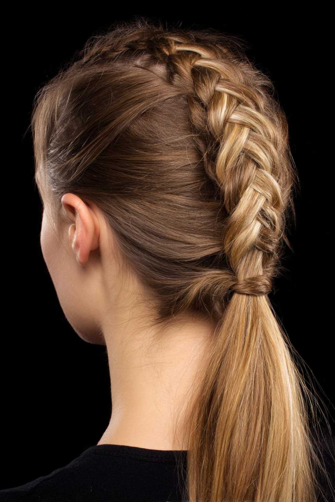 The Ultimate Cheer Pony Guide: 20+ Ways to Get Volume, Height & Hold. - 16. The Braided Base Pony