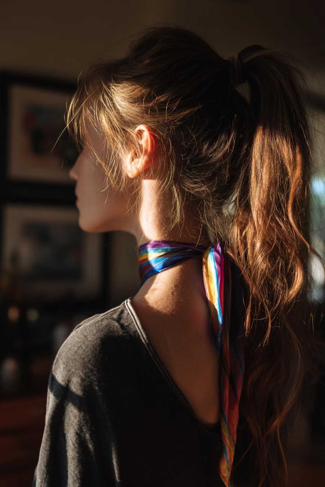 The Ultimate Guide: 25+ Cute & Easy Back to School Hairstyles for Girls (All Hair Types). - 26. Simple Ponytail with Ribbon