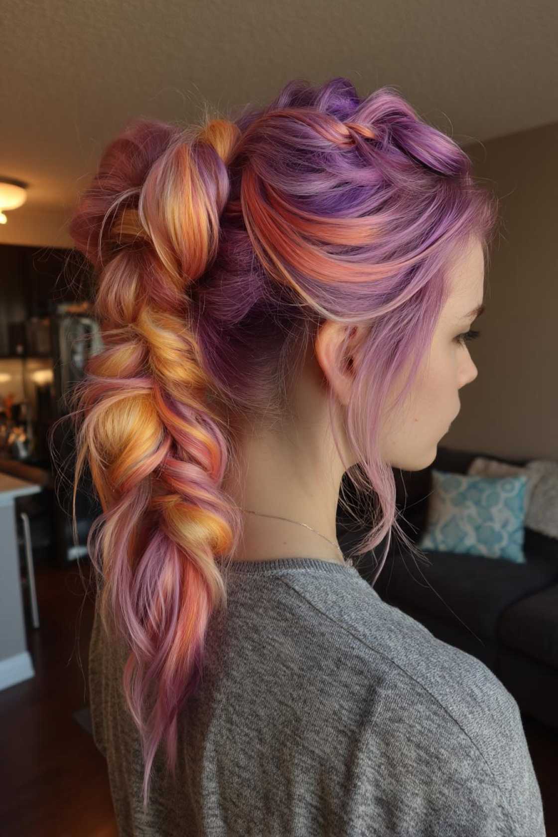The Ultimate Guide: 25+ Cute & Easy Back to School Hairstyles for Girls (All Hair Types). - 4. Half-Up Braided Ponytail