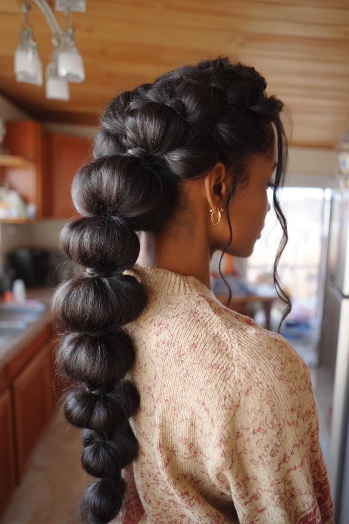 The Ultimate Guide: 25+ Cute & Easy Back to School Hairstyles for Girls (All Hair Types). - 23. Bubble Braids