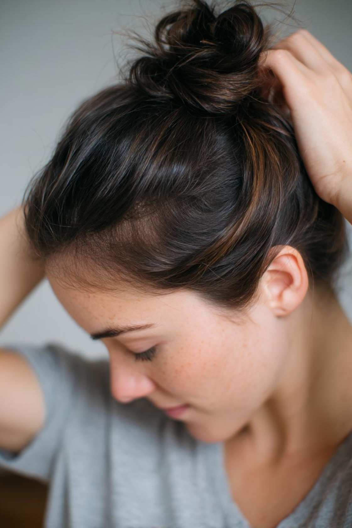 The Ultimate Gym Hair Guide: 12+ Hairstyles That Stay Put (Cardio to Weights). - 11. Half-Up, Half-Down Bun