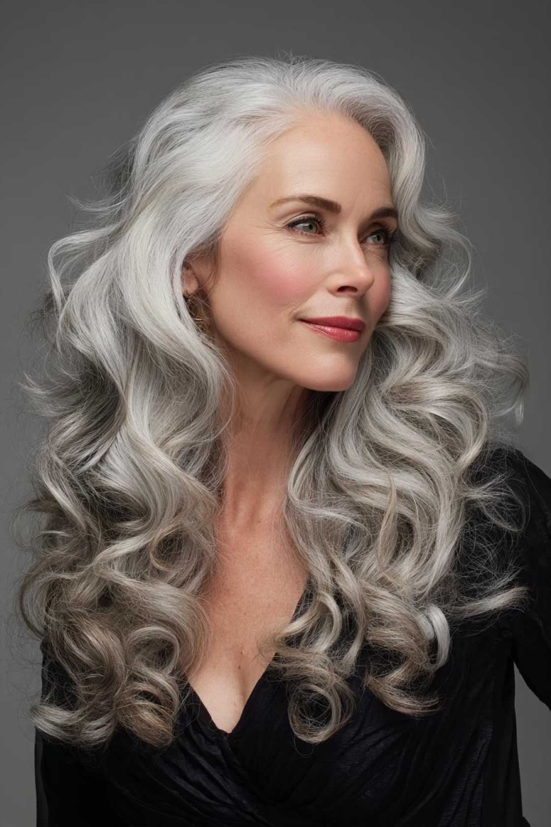 Timeless Beauty: 12+ Graceful Hairstyles for the Mother of the Groom. - 2. Cascading Curls