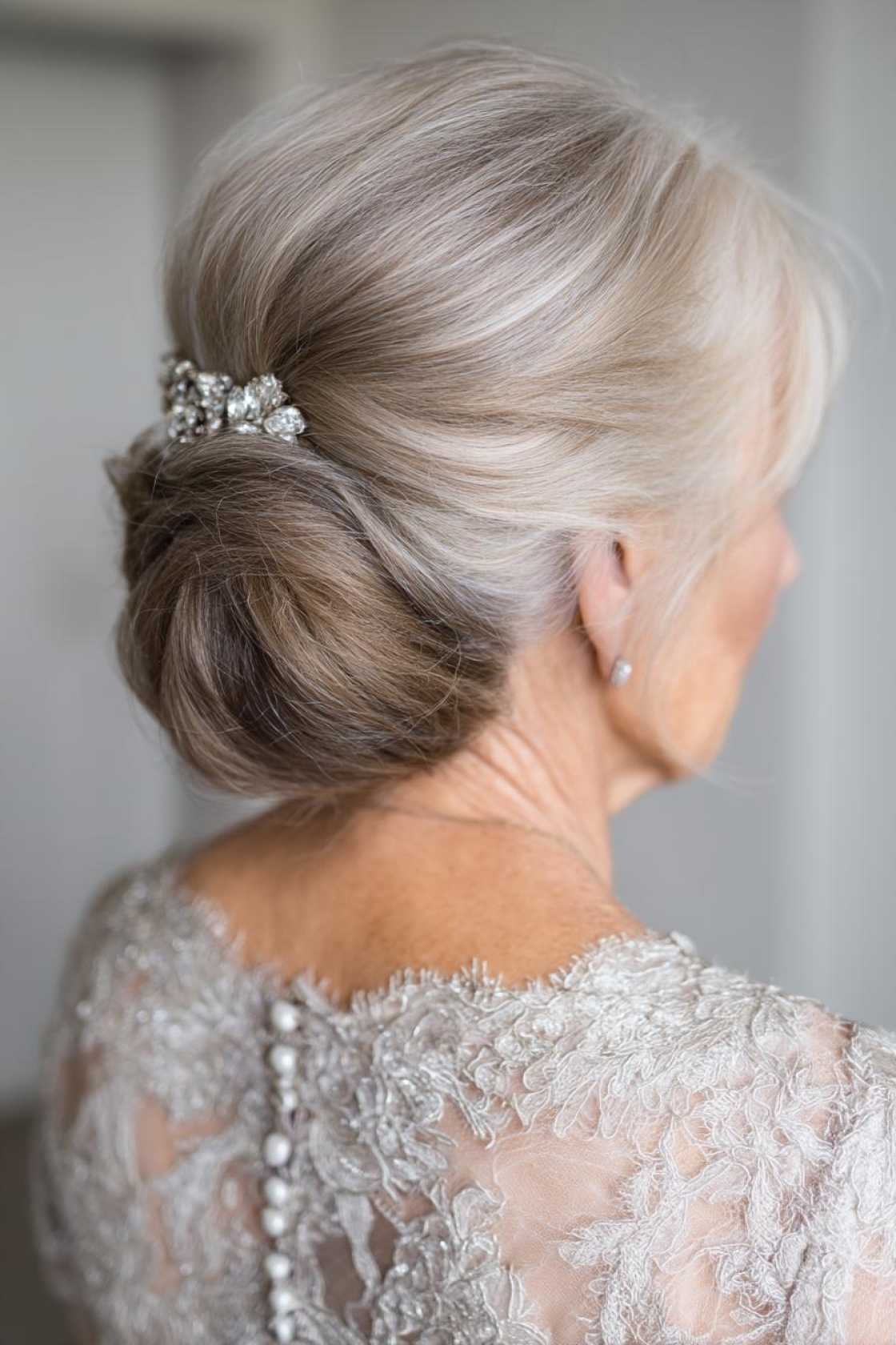Timeless Beauty: 12+ Graceful Hairstyles for the Mother of the Groom. - 12. Classic Chignon