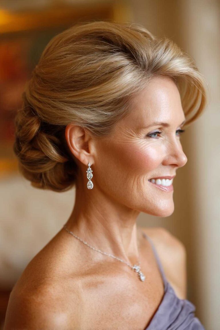 Timeless Beauty: 12+ Graceful Hairstyles for the Mother of the Groom.