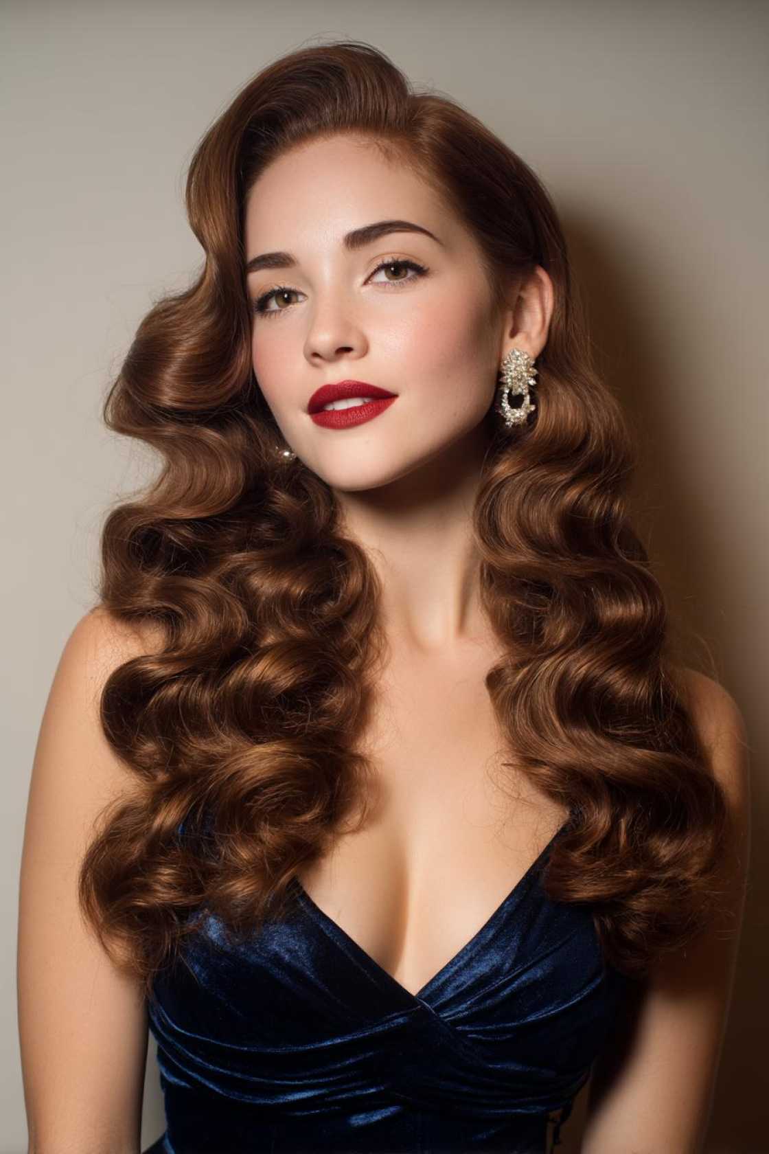 Trendy & Timeless: 12+ Homecoming Hairstyle Ideas Youll Absolutely Love. - 6. Vintage Hollywood Waves