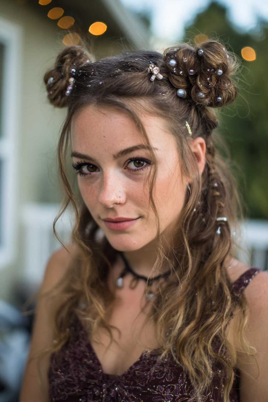 Trendy & Timeless: 12+ Homecoming Hairstyle Ideas Youll Absolutely Love. - 9. Space Buns