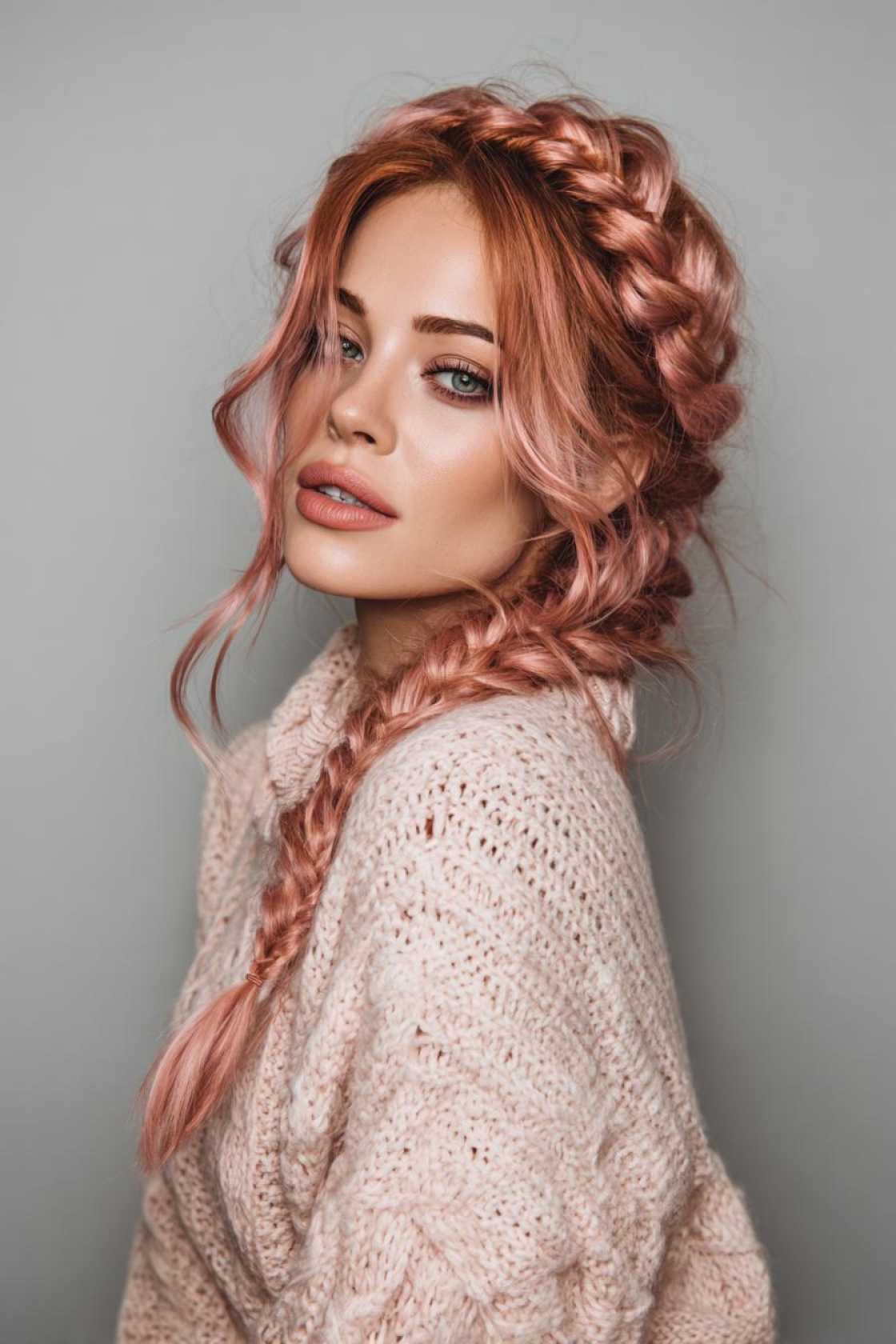 Unlock Your Best Brown: 12+ Hair Color Ideas That Make Brunette Hair Pop. - 3. Rose Gold Tint