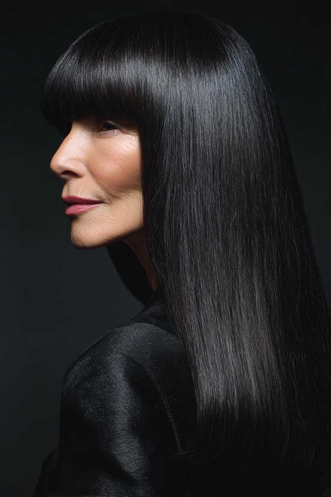 Wedding Day Glam: 20+ Stunning Hairstyle Inspirations for the Mother of the Groom. - 3. Sleek and Straight with a Glossy Fini