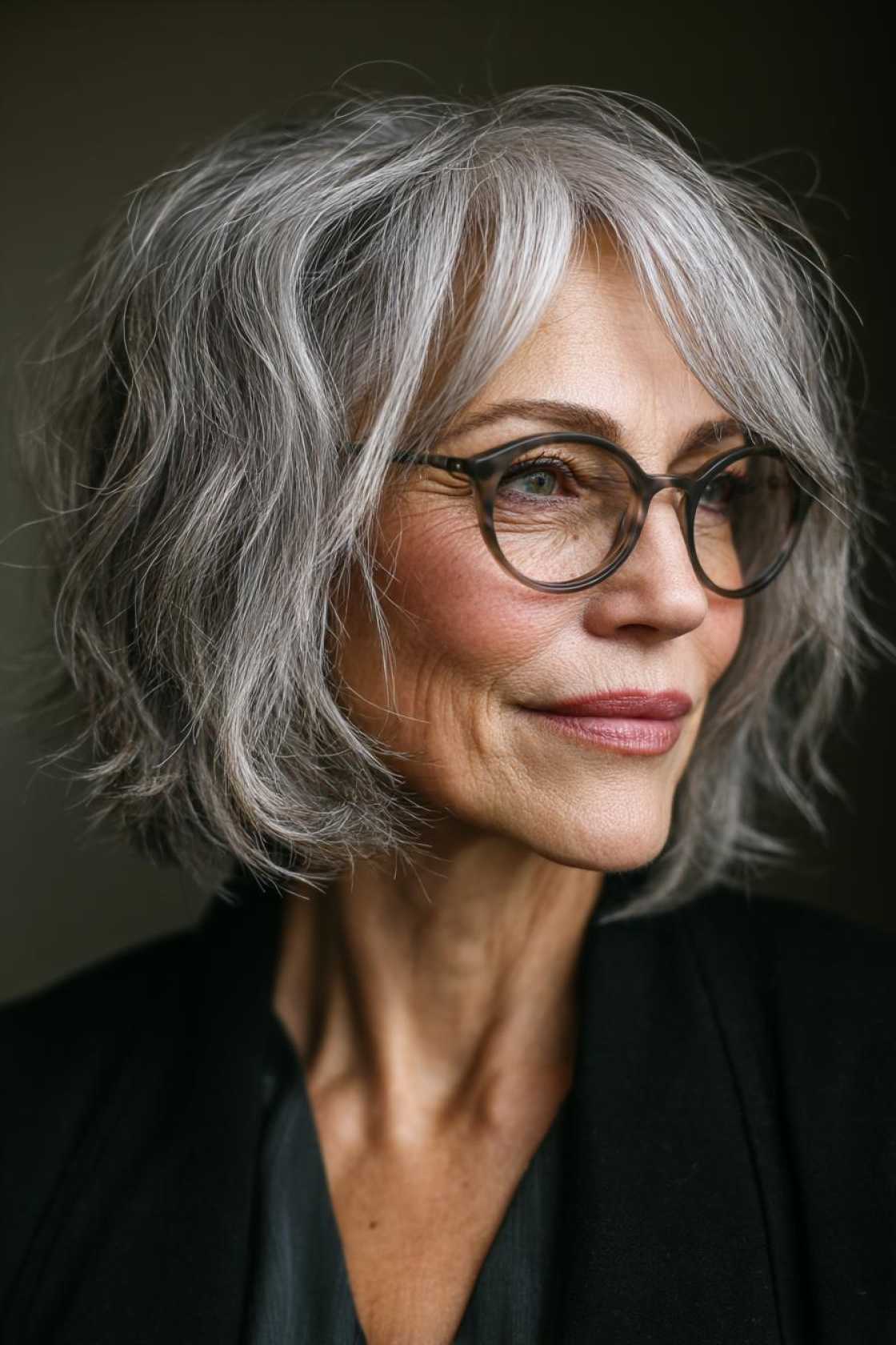 Wedding Day Glam: 20+ Stunning Hairstyle Inspirations for the Mother of the Groom. - 16. Textured Lob with Subtle Layers