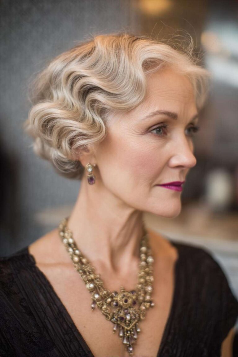 Wedding Day Glam: 20+ Stunning Hairstyle Inspirations for the Mother of the Groom.