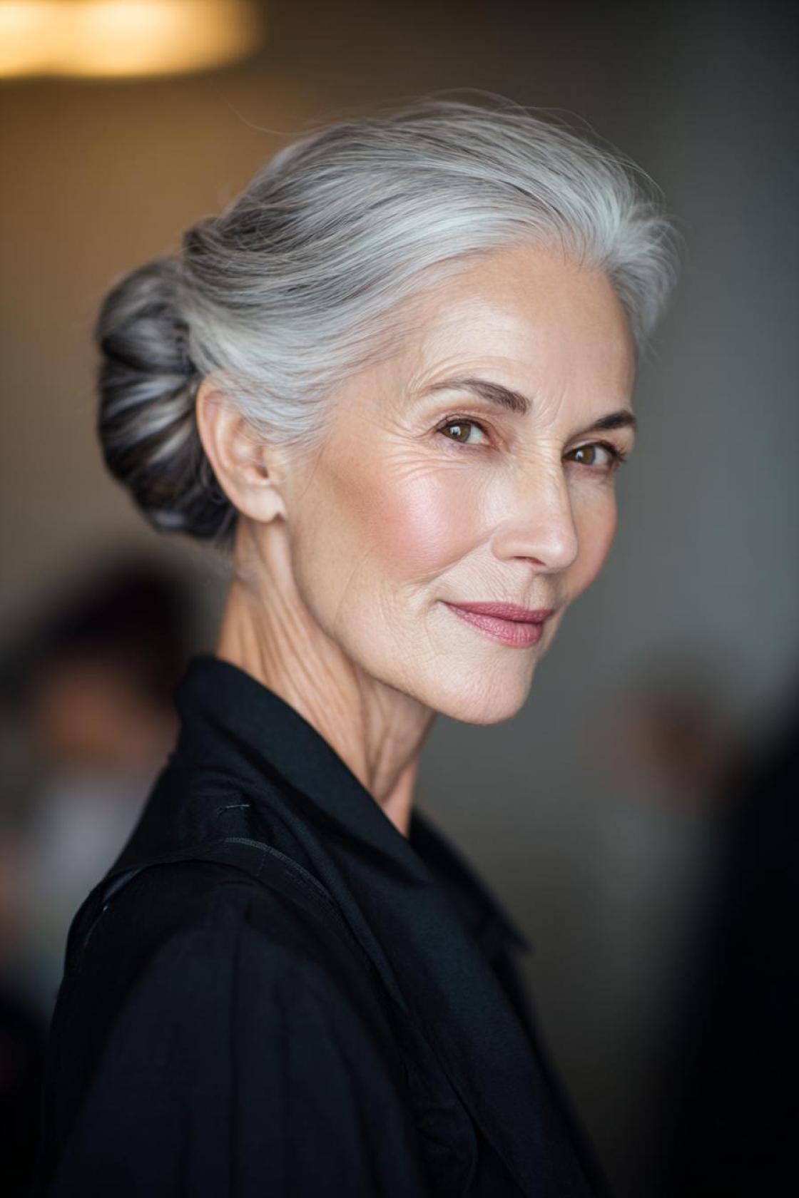 Age Beautifully, Celebrate Joyfully: 15+ Flattering Hairstyles for the Mother of the Groom. - 16. Classic Chignon