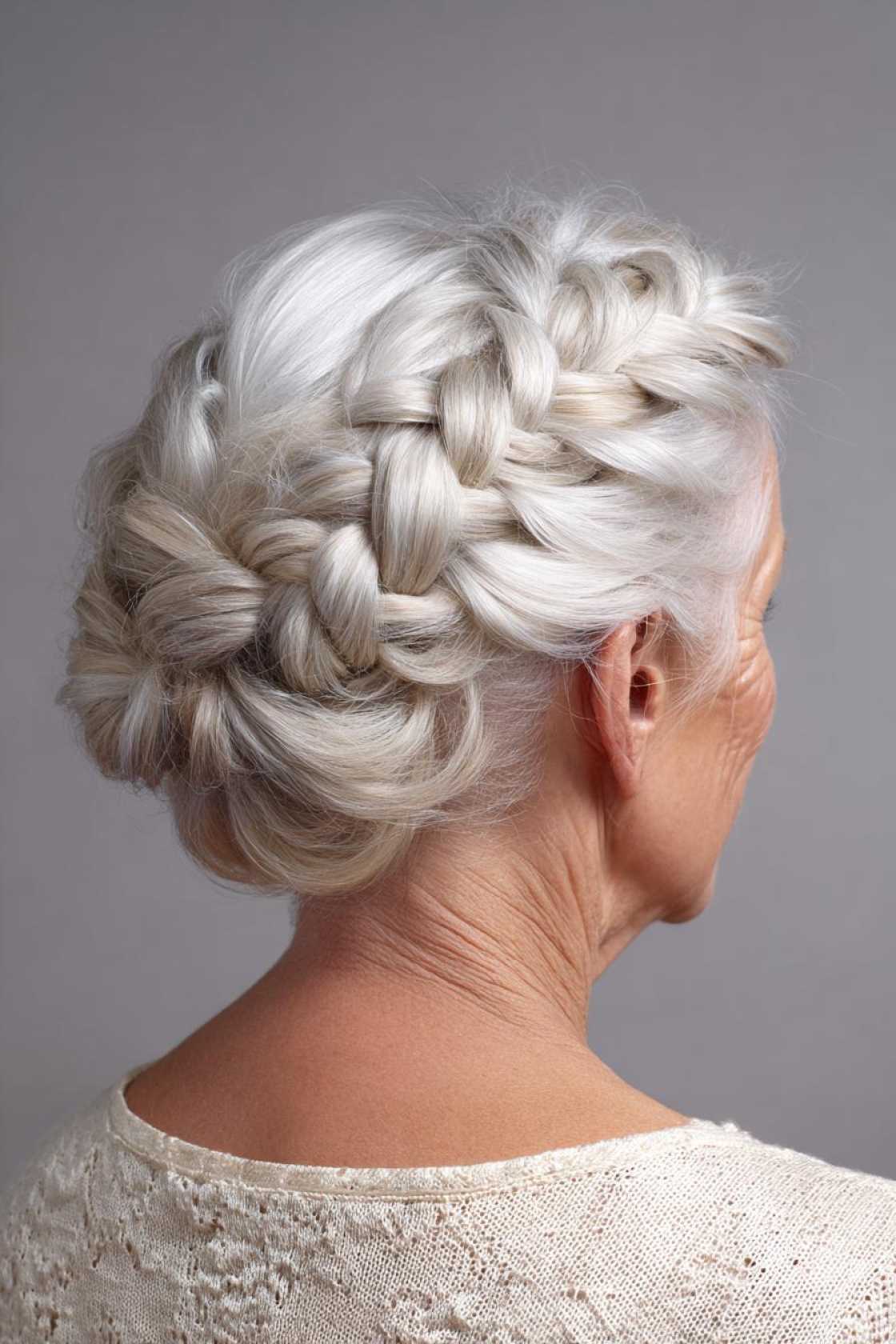 Age Beautifully, Celebrate Joyfully: 15+ Flattering Hairstyles for the Mother of the Groom. - 13. Braided Updo