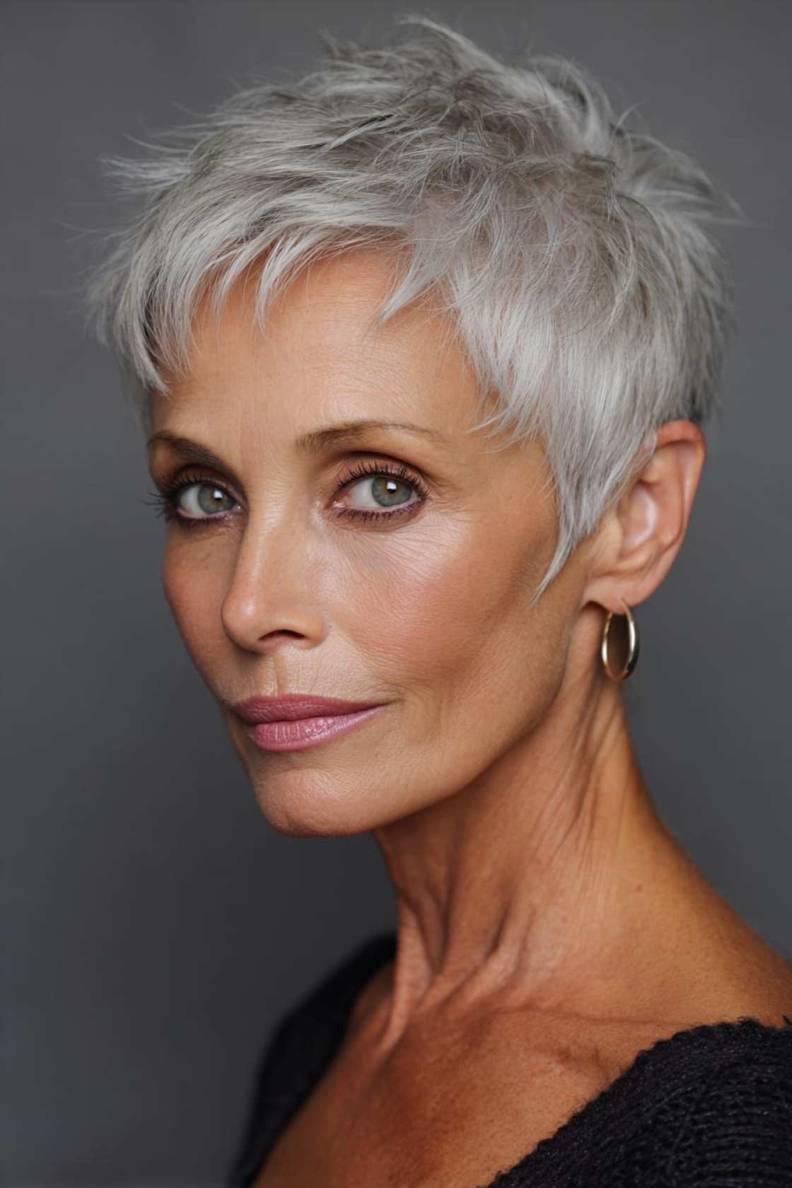 Age Beautifully, Celebrate Joyfully: 15+ Flattering Hairstyles for the Mother of the Groom. - 8. Textured Pixie Cut