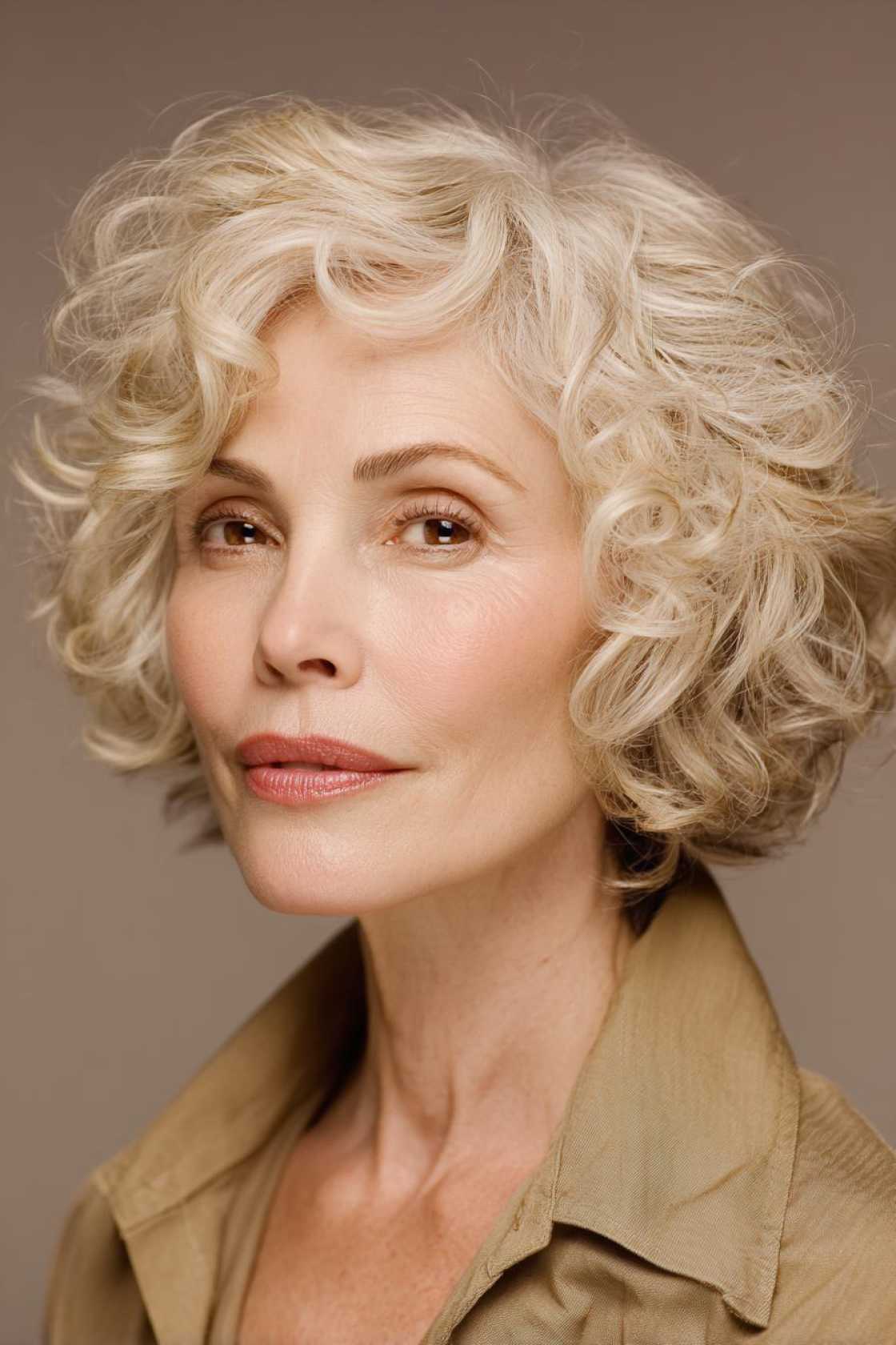 Ageless Curls: 20+ Chic & Modern Curly Hairstyle Ideas for Women Over 50. - 21. The Soft Layered Bob