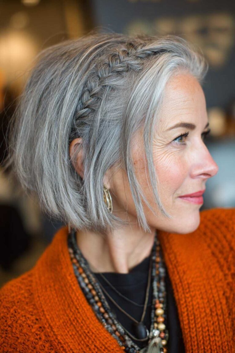 Ageless Elegance: 15+ Braided Hairstyles That Redefine Style for Women Over 50.