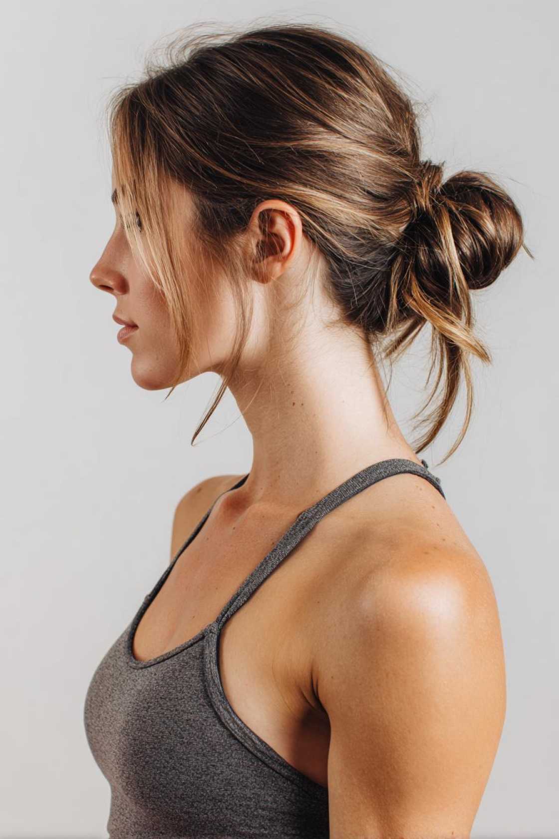 Beyond the Basic Bun: 20+ Innovative Gym Hairstyles for a Sweat-Proof Session. - 13. The Low Bun