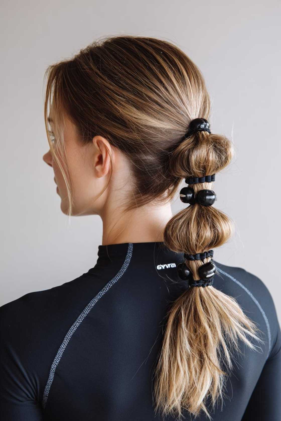 Beyond the Basic Bun: 20+ Innovative Gym Hairstyles for a Sweat-Proof Session. - 18. The Bubble Ponytail