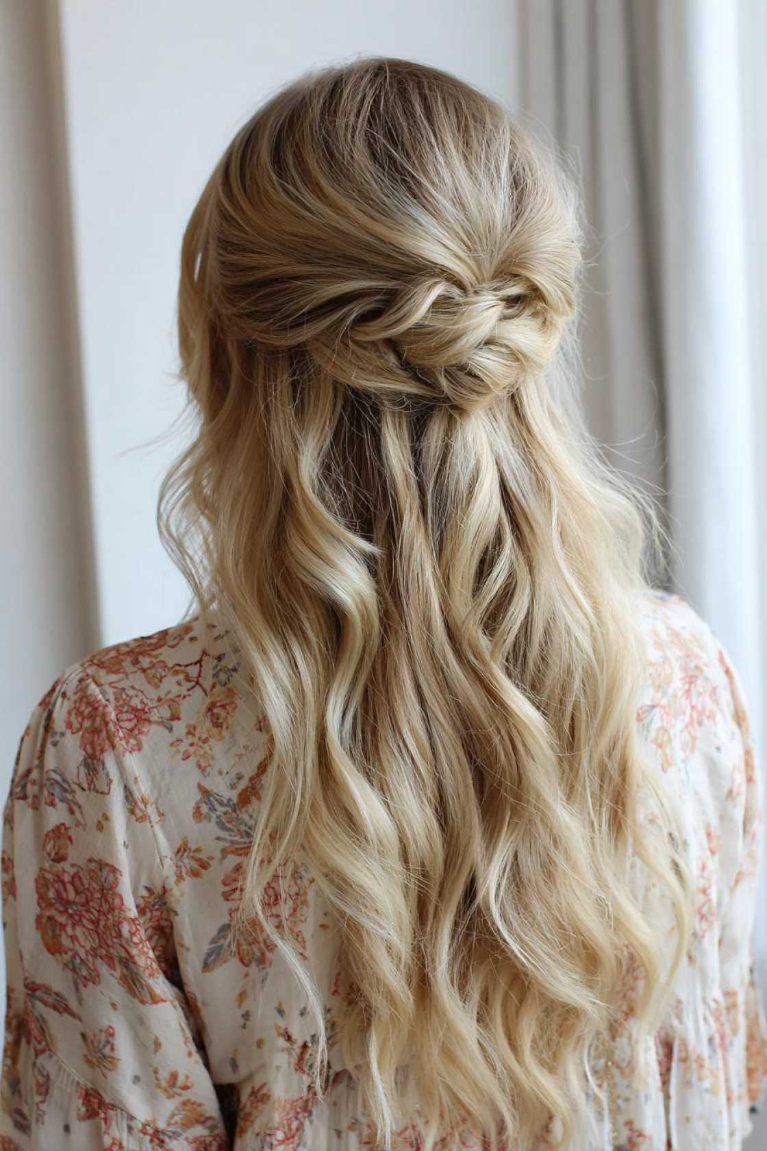 Boots, Braids & Big Hair: 18+ Country Concert Hairstyle Inspirations. - Half-Up Half-Down